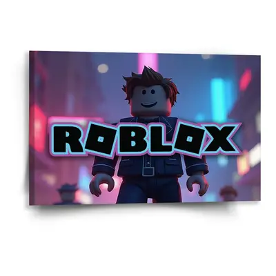 Obraz ROBLOX Neonové město - 60x40 cm