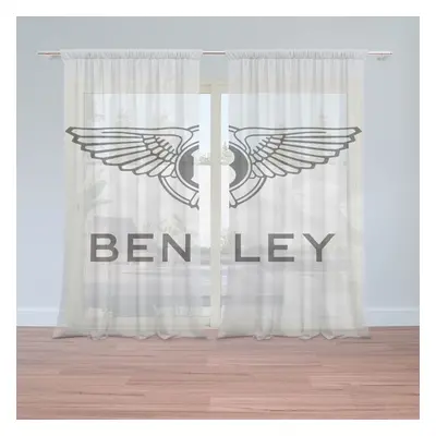 Záclony Bentley na bílé: 2ks 150x250cm