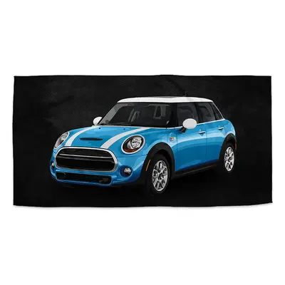 Ručník Mini sedan Černé pozadí - 50x100 cm