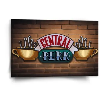 Obraz Seriál přátelé CENTRAL PERK Cihly - 60x40 cm