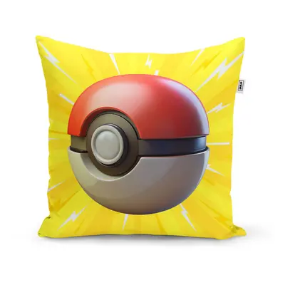 Polštář Pokemon ball Exploze - 40x40 cm