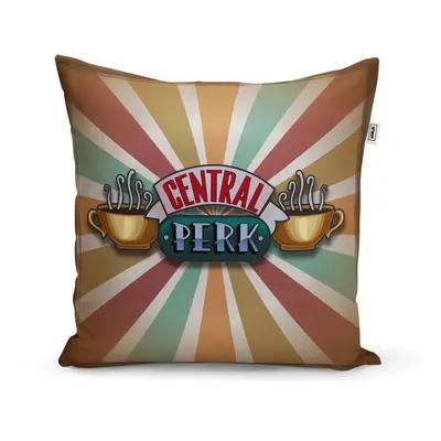 Polštář Seriál přátelé CENTRAL PERK Abstrakce - 40x40 cm