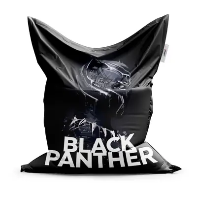 Sedací vak BLACK PANTHER z profilu Černý - 200x140 cm