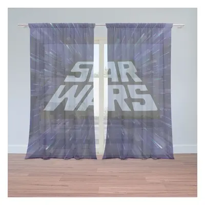 Záclony Star Wars Vesmír: 2ks 150x250cm