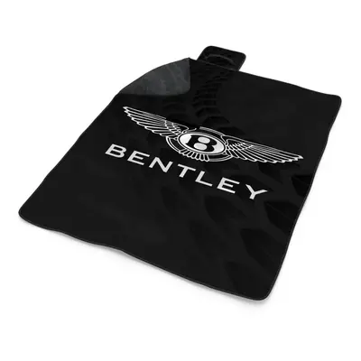 Plážová deka Logo Bentley Černý: 200x140 cm