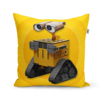 Polštář Wall-E robot Žlutý - 40x40 cm