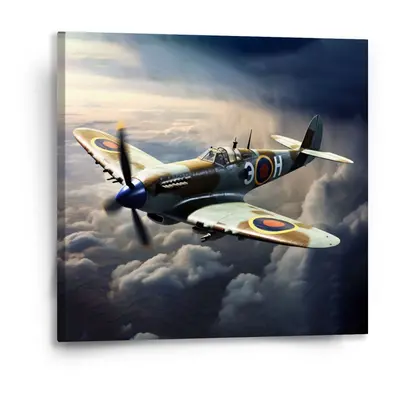 Obraz Stíhačka Spitfire - 50x50 cm