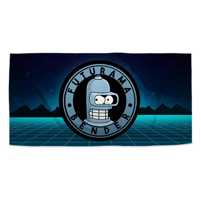 Ručník Futurama Bender Čtvrtá dimenze - 50x100 cm