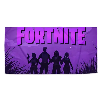 Ručník FORTNITE Fialová silueta - 70x140 cm