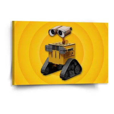 Obraz Wall-E robot Žlutý - 120x80 cm