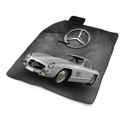 Plážová deka Mercedes-Benz 300 SL Šedé pozadí: 200x140 cm