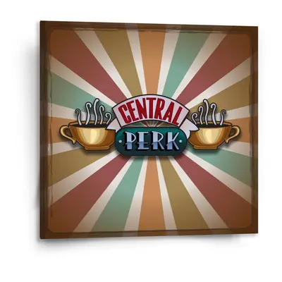 Obraz Seriál přátelé CENTRAL PERK Abstrakce - 110x110 cm