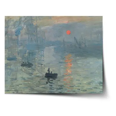 Plakát Imprese, východ slunce - Claude Monet - 90x60 cm