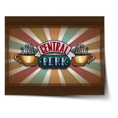 Plakát Seriál přátelé CENTRAL PERK Abstrakce - 60x40 cm