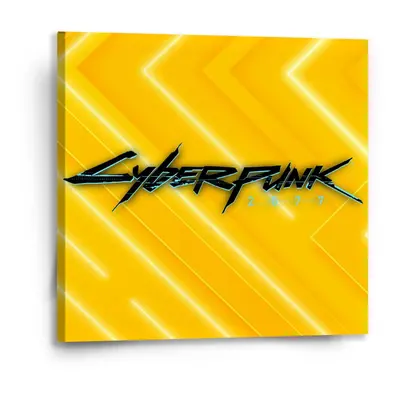 Obraz Cyberpunk 2077 Žlutý - 50x50 cm