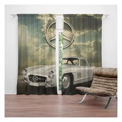 Závěs Mercedes-Benz 300 SL Na silnici: 2ks 140x250cm