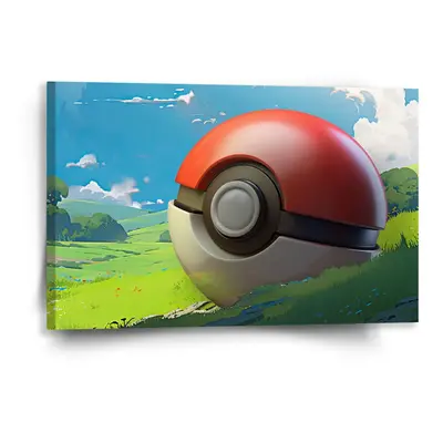 Obraz Pokemon ball Krajina - 60x40 cm