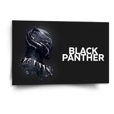 Obraz BLACK PANTHER z profilu Černý - 120x80 cm