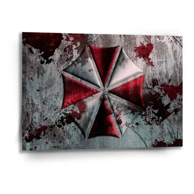 Obraz Resident Evil Umbrella Corporation Steel - 90x60 cm