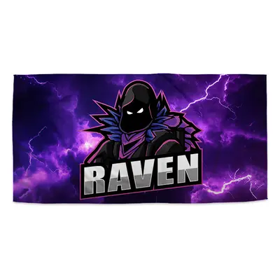 Ručník FORTNITE RAVEN Fialová bouře - 30x50 cm