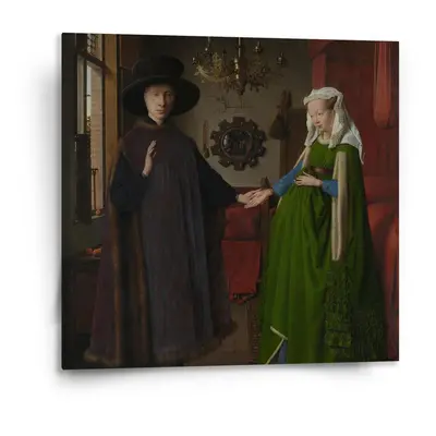 Obraz Svatba manželů - Jan van Eyck - 110x110 cm