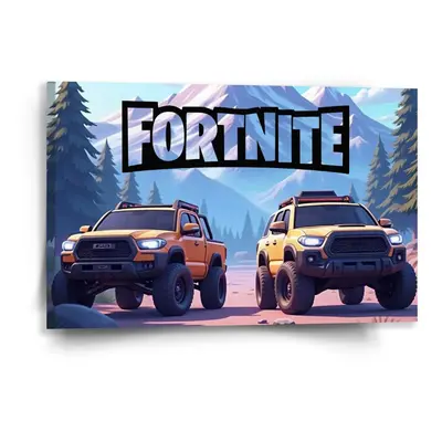 Obraz FORTNITE Off-road auta - 60x40 cm