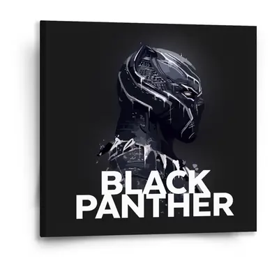 Obraz BLACK PANTHER z profilu Černý - 50x50 cm