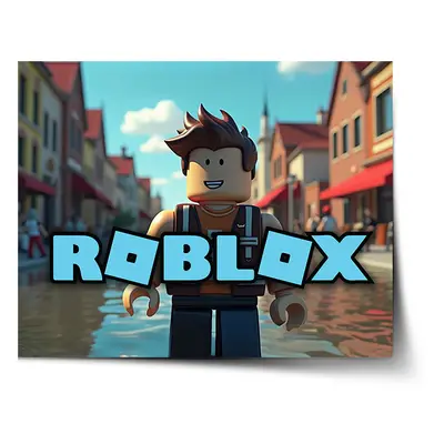 Plakát ROBLOX Město - 60x40 cm