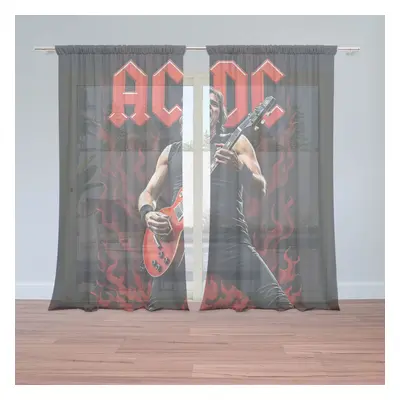 Záclony ACDC Kytarista: 2ks 150x250cm