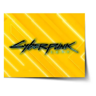 Plakát Cyberpunk 2077 Žlutý - 120x80 cm