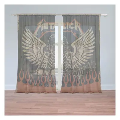 Záclony METALLICA Padlý anděl: 2ks 150x250cm