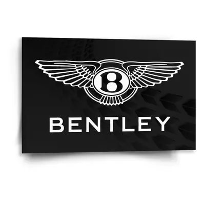 Obraz Logo Bentley Černý - 60x40 cm