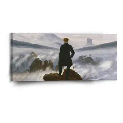 Obraz Poutník nad mořem mlhy - Caspar David Friedrich - 110x50 cm