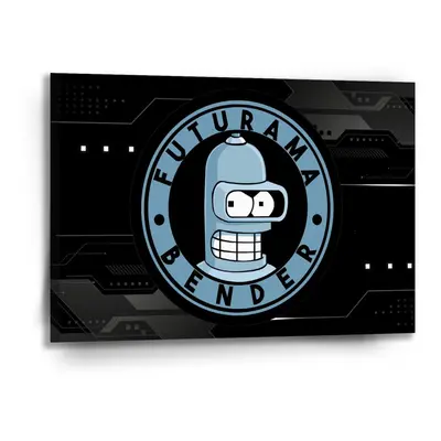 Obraz Futurama Bender Technology - 90x60 cm