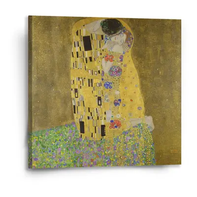 Obraz Polibek - Gustav Klimt - 50x50 cm