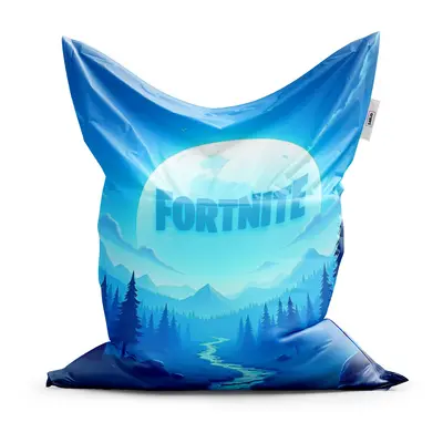 Sedací vak FORTNITE Modré údolí s měsícem - 200x140 cm