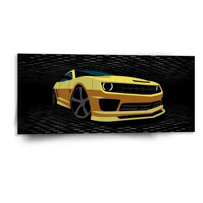 Obraz Chevrolet Camaro Puntíky - 110x50 cm