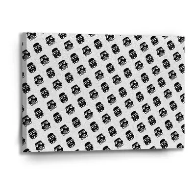 Obraz Star Wars Stormtrooper Pattern šikmý - 90x60 cm