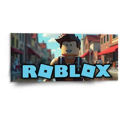 Obraz ROBLOX Město - 110x50 cm