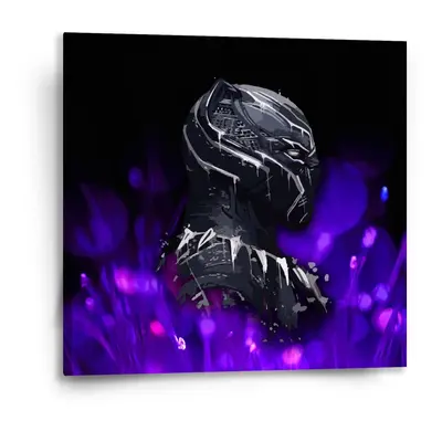 Obraz BLACK PANTHER Fialová luminescence - 50x50 cm