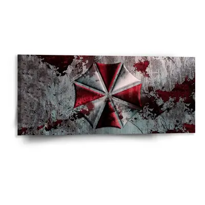 Obraz Resident Evil Umbrella Corporation Steel - 110x50 cm