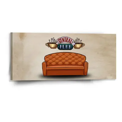 Obraz Seriál přátelé CENTRAL PERK Gauč - 110x50 cm