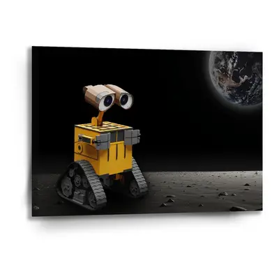 Obraz Wall-E robot Měsíc - 90x60 cm