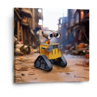 Obraz Wall-E robot Město - 50x50 cm