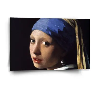 Obraz Dívka s perlou - Johannes Vermeer - 60x40 cm