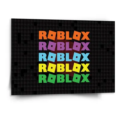 Obraz ROBLOX Barevný text - 150x110 cm