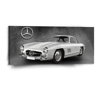 Obraz Mercedes-Benz 300 SL Šedé pozadí - 110x50 cm