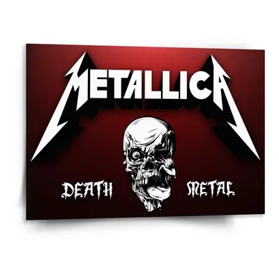 Obraz METALLICA Death metal - 150x110 cm