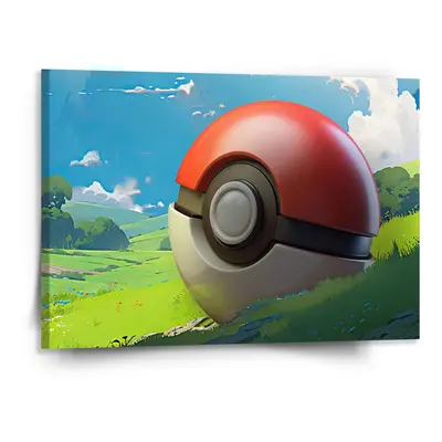 Obraz Pokemon ball Krajina - 150x110 cm