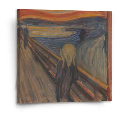 Obraz Výkřik - Edvard Munch - 110x110 cm